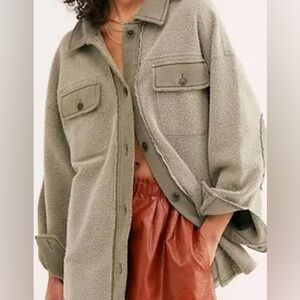 Free People Oversized Ruby Jacket